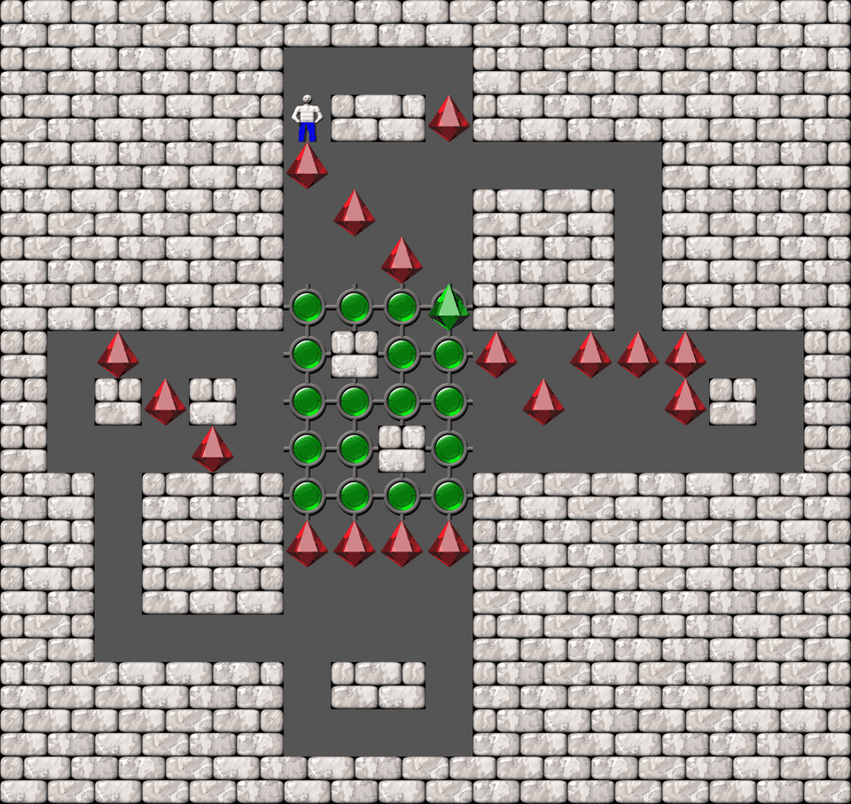 Sokoban Bugs550 collection level 118